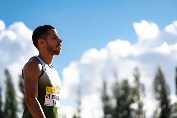 Vitor Hugo De Miranda (Brazil) am 28.05.2022 waehrend der World Athletics Continental Tour IFAM Oordegem in Oordegem